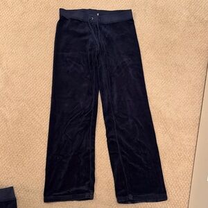 Juicy Couture navy  Velour Track Pants